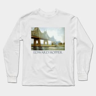 Queensborough Bridge (1913) by Edward Hopper Long Sleeve T-Shirt